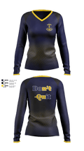 Ilwaco Lady Fishermen Volleyball 70277237 Women's Long Sleeve V-neck Shirt - 2