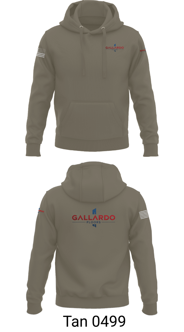 Hoodie, Gallardo Floor’s, Army, Teamtime, Team time, sublimation, custom sports apparel, team uniforms, spirit wear, spiritwear, sports uniforms, custom shirts, team store, custom team store, fundraiser sports, apparel fundraiser