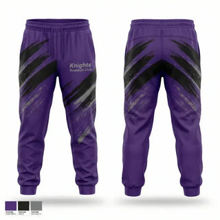 Sweatpants, Knights Baseball Club, Baseball, Teamtime, Team time, sublimation, custom sports apparel, team uniforms, spirit wear, spiritwear, sports uniforms, custom shirts, team store, custom team store, fundraiser sports, apparel fundraiser
