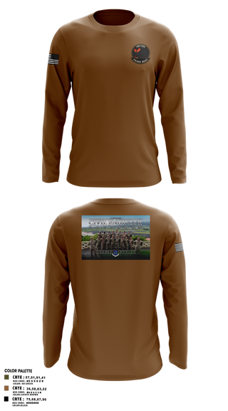 Long Sleeve Performance Shirt, 118th CES, Air Force, Teamtime, Team time, sublimation, custom sports apparel, team uniforms, spirit wear, spiritwear, sports uniforms, custom shirts, team store, custom team store, fundraiser sports, apparel fundraiser