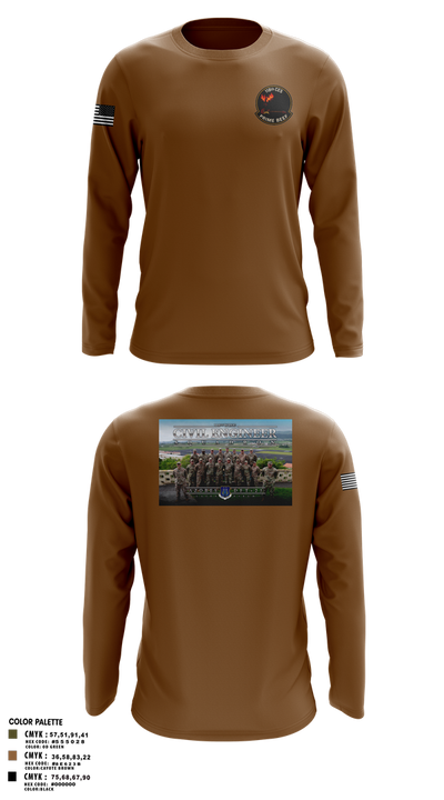 118th CES Long Sleeve Performance Shirt 2