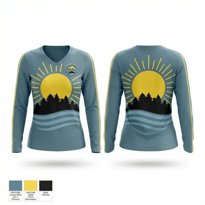Camano Stanwood Pickleball Association 5021547 Women's Long Sleeve V-neck Shirt - 1
