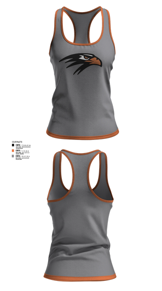 Womens Track Singlet, Bloomer Blackhawk'sTrack & Field, Track & Field, Teamtime, Team time, sublimation, custom sports apparel, team uniforms, spirit wear, spiritwear, sports uniforms, custom shirts, team store, custom team store, fundraiser sports, apparel fundraiser