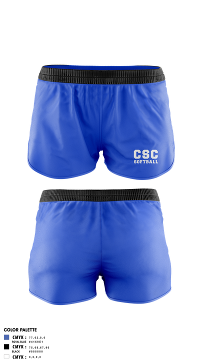 CSC Softball 7642286 Women's Shorts - 1