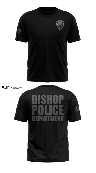 Old School Cotton Feel Shirt, Bishop Police Department, Police, Teamtime, Team time, sublimation, custom sports apparel, team uniforms, spirit wear, spiritwear, sports uniforms, custom shirts, team store, custom team store, fundraiser sports, apparel fundraiser
