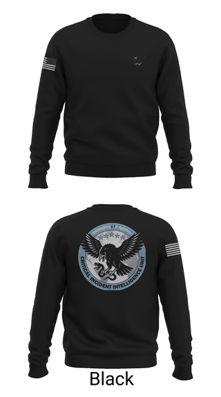 Crew Neck Sweatshirt, Critical Incident Intelligence Unit, , Teamtime, Team time, sublimation, custom sports apparel, team uniforms, spirit wear, spiritwear, sports uniforms, custom shirts, team store, custom team store, fundraiser sports, apparel fundraiser