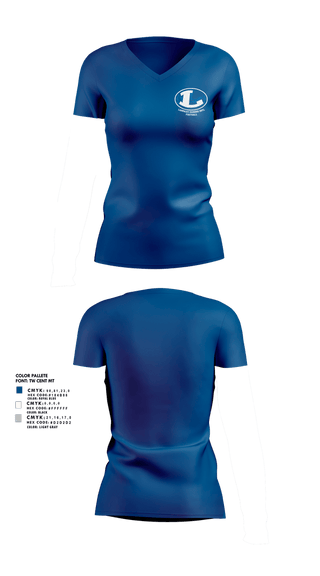 Womens Short Sleeve Vneck Shirt, Lampasas Badgers BBYL, , Teamtime, Team time, sublimation, custom sports apparel, team uniforms, spirit wear, spiritwear, sports uniforms, custom shirts, team store, custom team store, fundraiser sports, apparel fundraiser