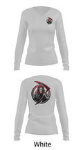 Reaper Platoon 65470813 Women's Long Sleeve V-neck Shirt - 11