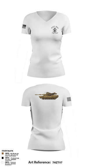 Womens Short Sleeve Vneck Shirt, Death Row Platoon, Tomahawk Troop, 5/4 CAV, 2ABCT, 1ID, , Teamtime, Team time, sublimation, custom sports apparel, team uniforms, spirit wear, spiritwear, sports uniforms, custom shirts, team store, custom team store, fundraiser sports, apparel fundraiser
