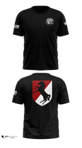 White Platoon Raging RhinosUs Army Short Sleeve Performance Shirt - 1
