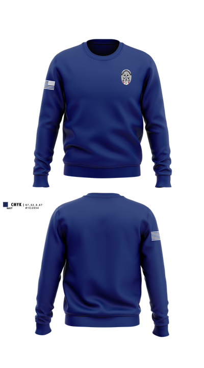 Canton Police Department 67540830 Crew Neck Sweatshirt - 100