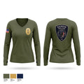 Sardis Police Department Women's Long Sleeve V-neck Shirt - 1