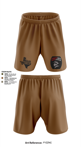 Athletic Shorts With Pockets, 6-9 bandit troop, , Teamtime, Team time, sublimation, custom sports apparel, team uniforms, spirit wear, spiritwear, sports uniforms, custom shirts, team store, custom team store, fundraiser sports, apparel fundraiser