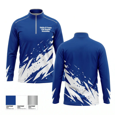 Cudahy St Francis Little Baseball Association Quarter Zip Jacket - 1