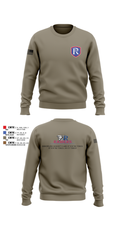 RICS Raiders 86682498 Crew Neck Sweatshirt - 6