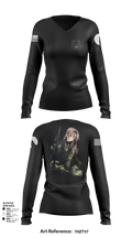 The House of Wolves 15600458 Women's Long Sleeve V-neck Shirt - 24
