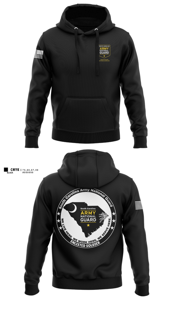 Hoodie, R&R, National Guard, Teamtime, Team time, sublimation, custom sports apparel, team uniforms, spirit wear, spiritwear, sports uniforms, custom shirts, team store, custom team store, fundraiser sports, apparel fundraiser