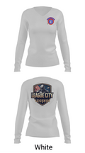 LEAGUE CITY RECRUITING 4632791 Women's Long Sleeve V-neck Shirt - 11