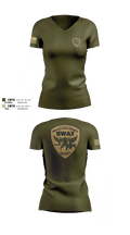 Mille Lacs County SWAT Women's Short Sleeve V-neck Shirt - 5