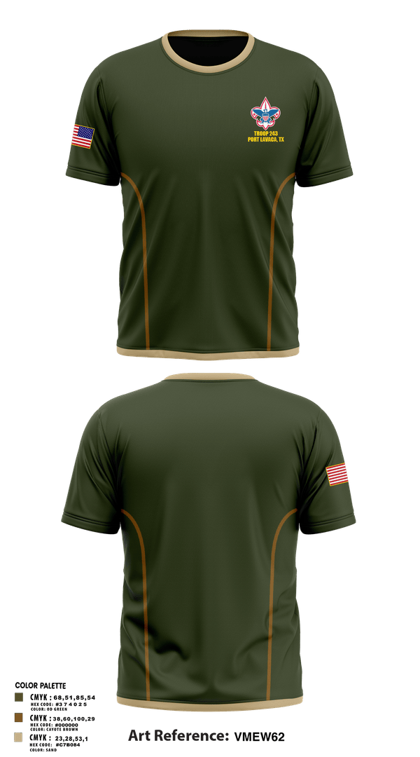 Short Sleeve Performance Shirt, Scouts BSA, Spirit Store, Teamtime, Team time, sublimation, custom sports apparel, team uniforms, spirit wear, spiritwear, sports uniforms, custom shirts, team store, custom team store, fundraiser sports, apparel fundraiser