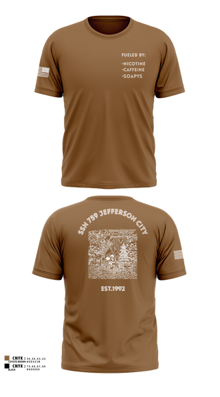 Old School Cotton Feel Shirt, Jefferson City, , Teamtime, Team time, sublimation, custom sports apparel, team uniforms, spirit wear, spiritwear, sports uniforms, custom shirts, team store, custom team store, fundraiser sports, apparel fundraiser