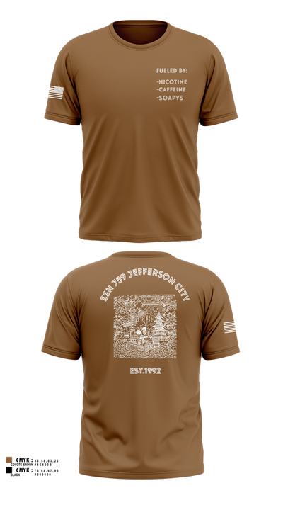 Jefferson City 36022409 Old School Cotton Feel Shirt - 101