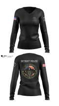12th Precinct Special Operations Women's Long Sleeve V-neck Shirt - 4