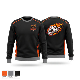 Crew Neck Sweatshirt, Menifee Wildfire, Baseball, Teamtime, Team time, sublimation, custom sports apparel, team uniforms, spirit wear, spiritwear, sports uniforms, custom shirts, team store, custom team store, fundraiser sports, apparel fundraiser