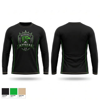 Long Sleeve Performance Shirt, Aztecas, Women's Soccer, Teamtime, Team time, sublimation, custom sports apparel, team uniforms, spirit wear, spiritwear, sports uniforms, custom shirts, team store, custom team store, fundraiser sports, apparel fundraiser