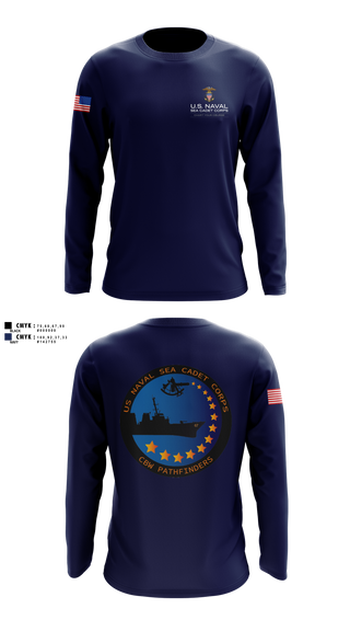 Long Sleeve Performance Shirt, Pathfinders, Navy, Teamtime, Team time, sublimation, custom sports apparel, team uniforms, spirit wear, spiritwear, sports uniforms, custom shirts, team store, custom team store, fundraiser sports, apparel fundraiser