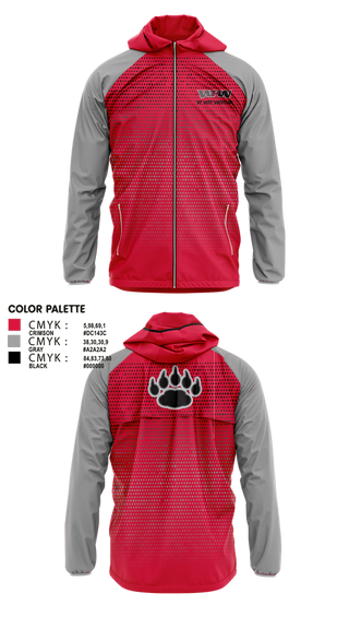 Windbreaker, WF WEST WRESTLING, Wrestling, Teamtime, Team time, sublimation, custom sports apparel, team uniforms, spirit wear, spiritwear, sports uniforms, custom shirts, team store, custom team store, fundraiser sports, apparel fundraiser