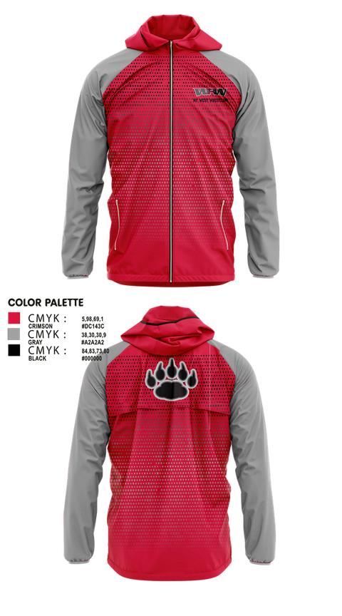 Windbreaker, WF WEST WRESTLING, Wrestling, Teamtime, Team time, sublimation, custom sports apparel, team uniforms, spirit wear, spiritwear, sports uniforms, custom shirts, team store, custom team store, fundraiser sports, apparel fundraiser