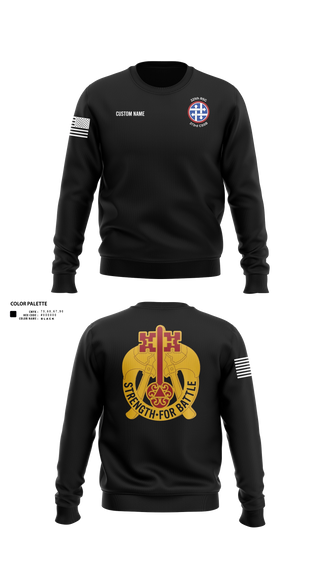 Crew Neck Sweatshirt, 373rd CSSB, Army, Teamtime, Team time, sublimation, custom sports apparel, team uniforms, spirit wear, spiritwear, sports uniforms, custom shirts, team store, custom team store, fundraiser sports, apparel fundraiser