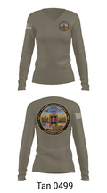 387th Medical Logistics Company 26711800 Women's Long Sleeve V-neck Shirt - 77