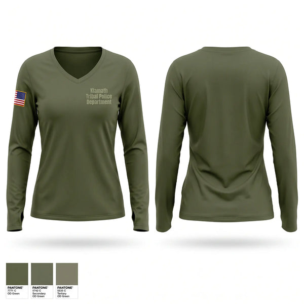 Klamath Tribal Police Department Old School Cotton Feel Shirt - 1