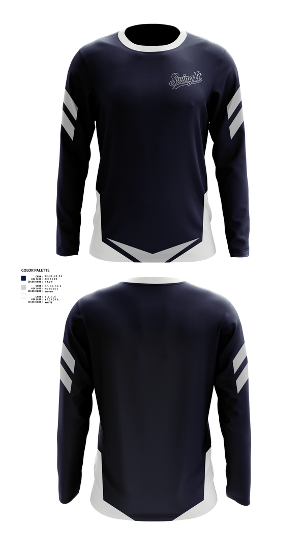Long Sleeve Performance Shirt, Swing It Fastpitch, Softball, Teamtime, Team time, sublimation, custom sports apparel, team uniforms, spirit wear, spiritwear, sports uniforms, custom shirts, team store, custom team store, fundraiser sports, apparel fundraiser