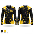 Jurupa Steelers 51639966 Women's Long Sleeve V-neck Shirt - 1