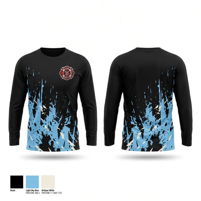Firefighter Department Long Sleeve Performance Shirt - 1