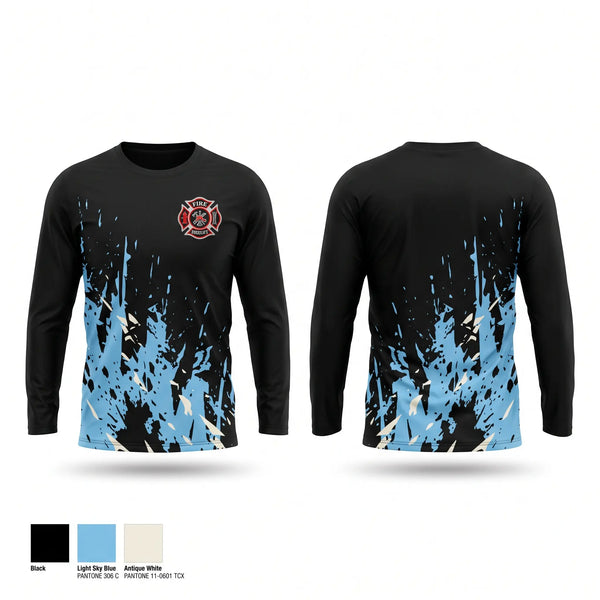 Long Sleeve Performance Shirt, Firefighter Department, Women's Soccer, Teamtime, Team time, sublimation, custom sports apparel, team uniforms, spirit wear, spiritwear, sports uniforms, custom shirts, team store, custom team store, fundraiser sports, apparel fundraiser