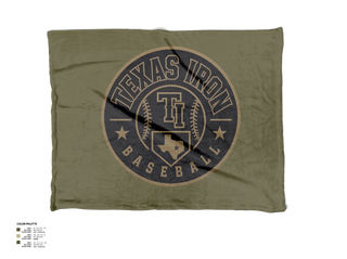 Blanket, Texas Iron Baseball, Baseball, Teamtime, Team time, sublimation, custom sports apparel, team uniforms, spirit wear, spiritwear, sports uniforms, custom shirts, team store, custom team store, fundraiser sports, apparel fundraiser