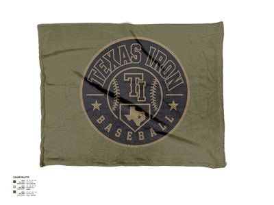 Texas Iron Baseball Blanket - 22