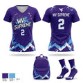 WV Supreme Women's Short Sleeve V-neck Shirt - 1