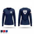Miller EMS 20723507 Women's Long Sleeve V-neck Shirt - 1