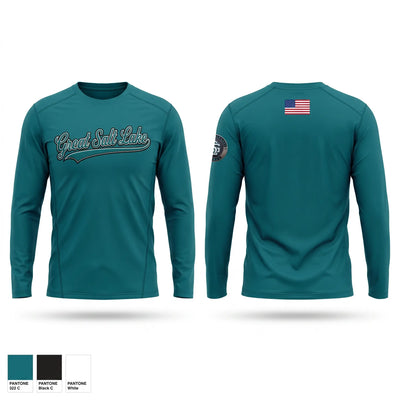 Great Salt Lake Baseball Long Sleeve Performance Shirt 2