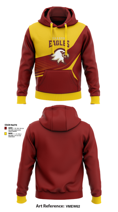 Sharon Eagles Cross Country 36520134 Hoodie - 1