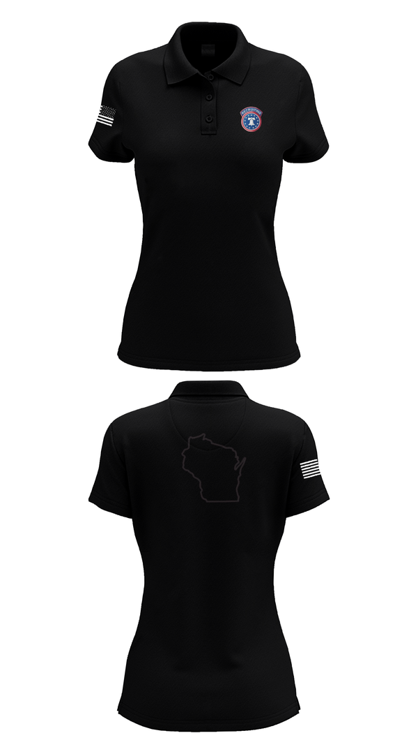 Womens Short Sleeve Performance Polo, Waukesha recruiting station, Army, Teamtime, Team time, sublimation, custom sports apparel, team uniforms, spirit wear, spiritwear, sports uniforms, custom shirts, team store, custom team store, fundraiser sports, apparel fundraiser