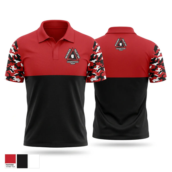 Short Sleeve Performance Polo, Mckinzie jiu-jitsu, , Teamtime, Team time, sublimation, custom sports apparel, team uniforms, spirit wear, spiritwear, sports uniforms, custom shirts, team store, custom team store, fundraiser sports, apparel fundraiser
