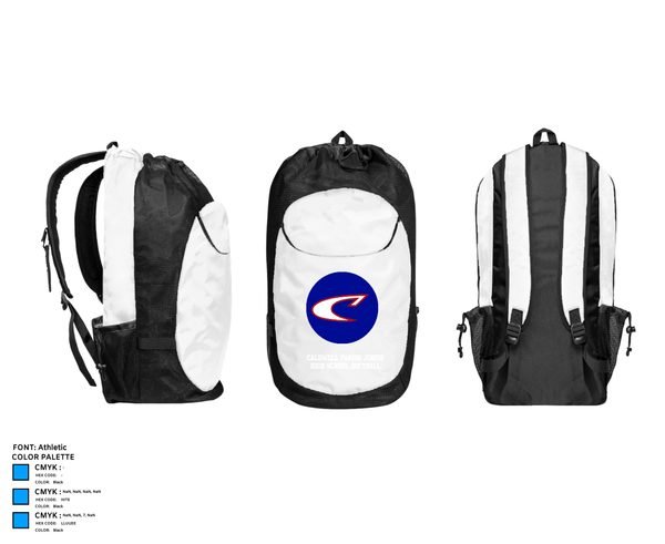 Gear Bag, Caldwell Parish Junior High School Softball, Softball, Teamtime, Team time, sublimation, custom sports apparel, team uniforms, spirit wear, spiritwear, sports uniforms, custom shirts, team store, custom team store, fundraiser sports, apparel fundraiser