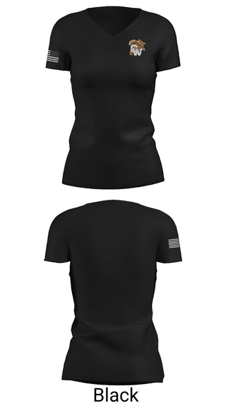 Womens Short Sleeve Vneck Shirt, Chalker High School Baseball, Baseball, Teamtime, Team time, sublimation, custom sports apparel, team uniforms, spirit wear, spiritwear, sports uniforms, custom shirts, team store, custom team store, fundraiser sports, apparel fundraiser