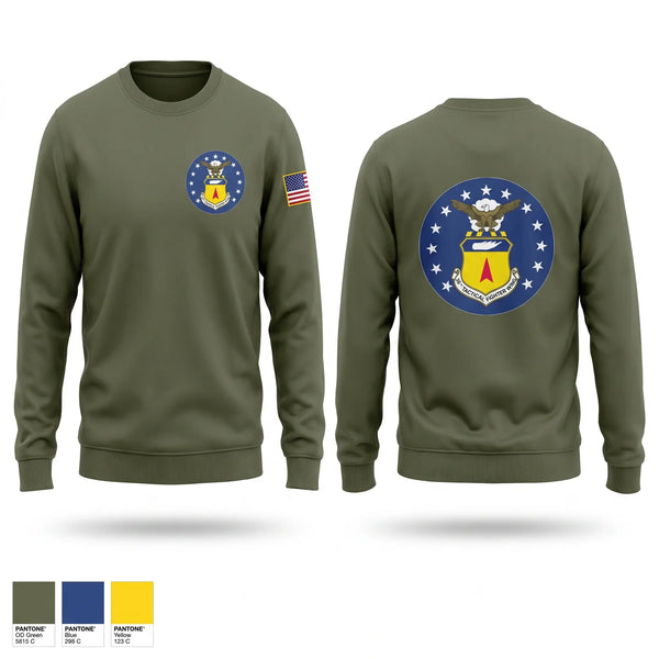 Crew Neck Sweatshirt, Det 1 36 TFW, Air Force, Teamtime, Team time, sublimation, custom sports apparel, team uniforms, spirit wear, spiritwear, sports uniforms, custom shirts, team store, custom team store, fundraiser sports, apparel fundraiser